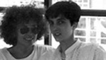 Ada Costa - Galleria Tommaseo, Trieste - Ada Costa with the art critic Giuliana Carbi (1983) 